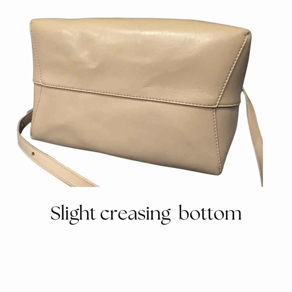 Mansur Gavriel Large Light Pink Leather Bucket Bag - Picture 3 of 16